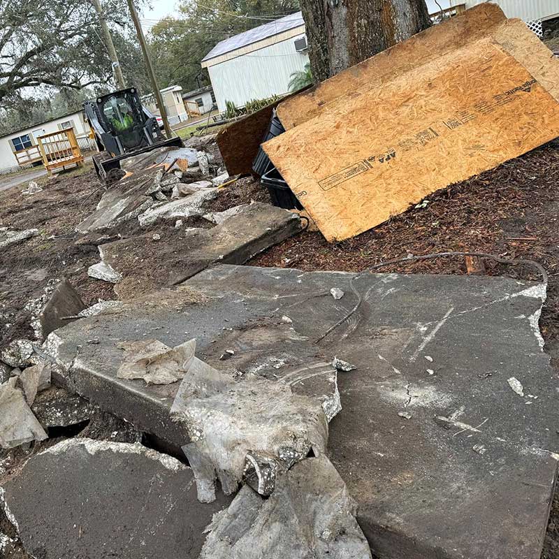 Concrete Pad Removal