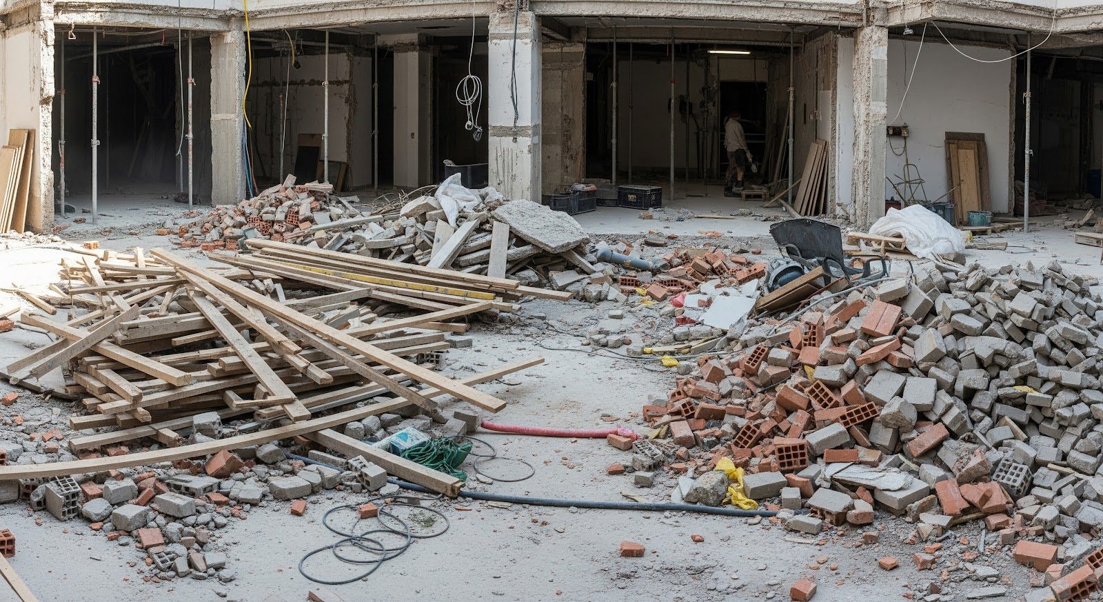 Construction debris removal pricing