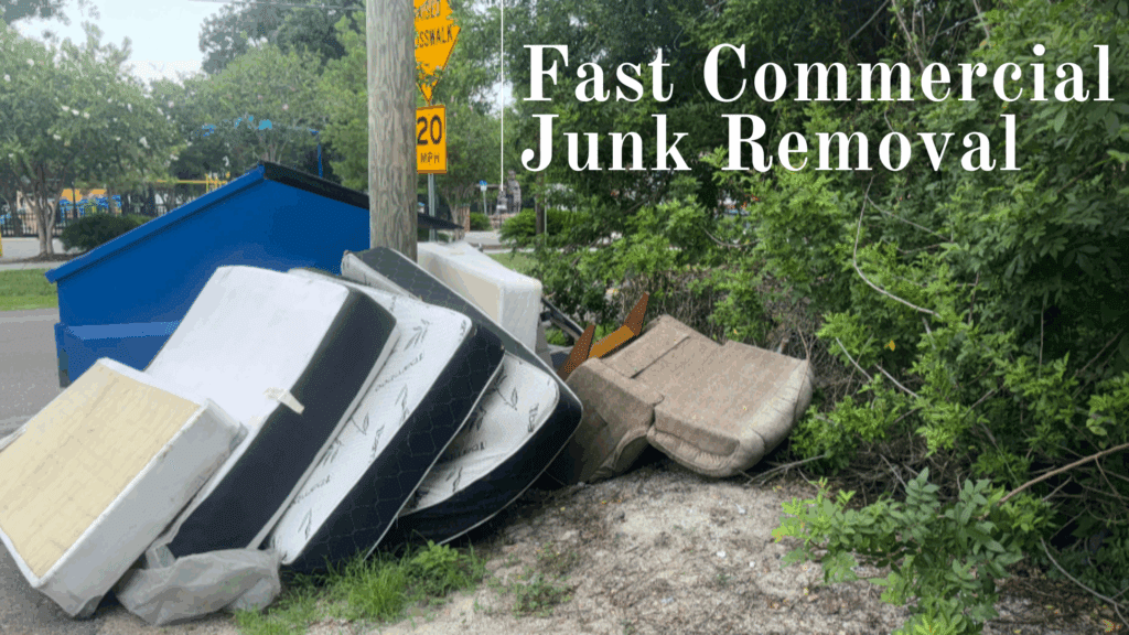 commercial junk removal and property cleanup tampa bay dumpset overflow brandon illegal dumping junk removal seffner