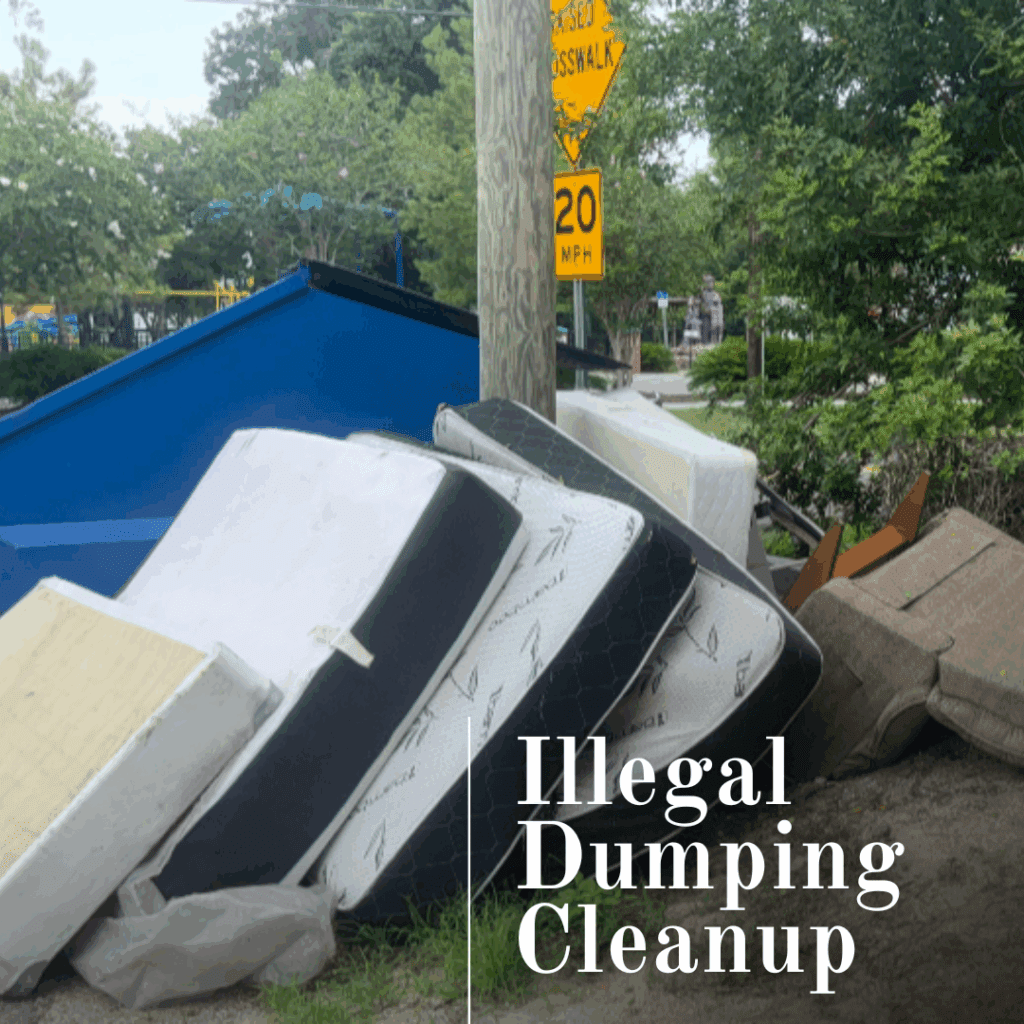 illegal dumping cleanup tampa bay brandon