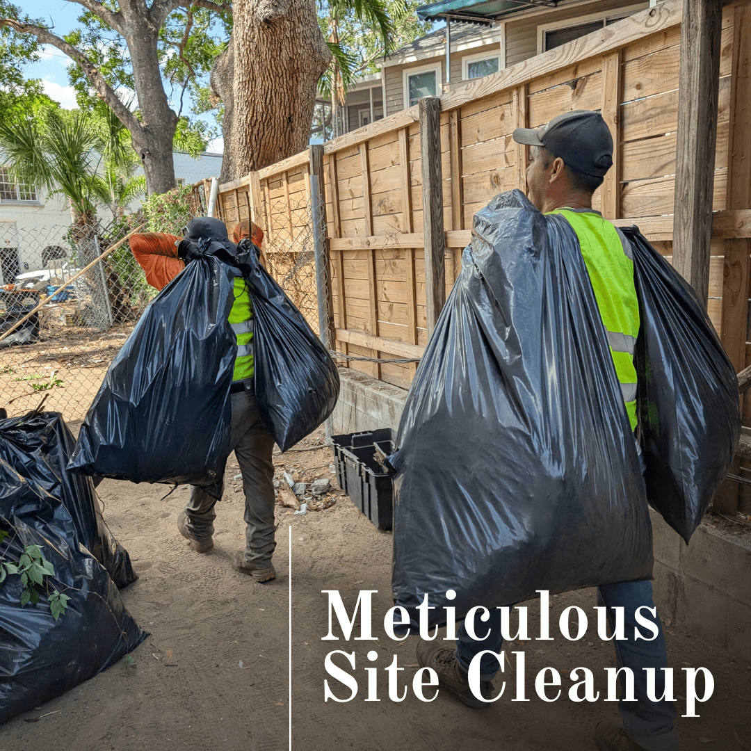 meticulous site cleanup tampa bay